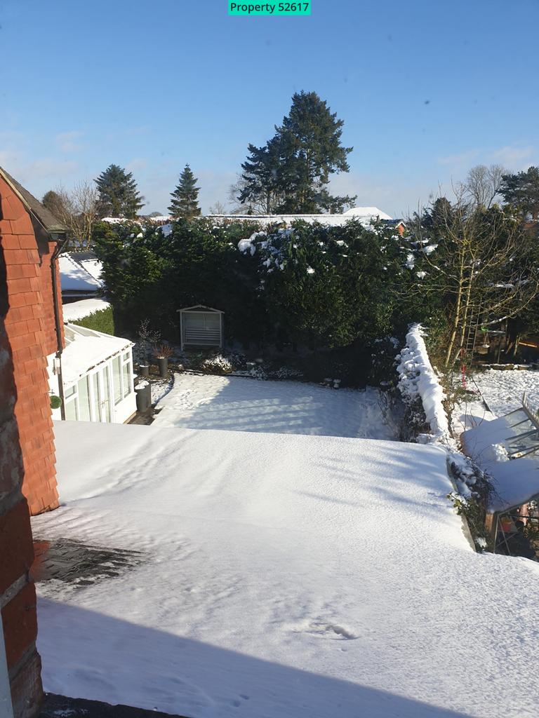 Rear Garden - Winter View