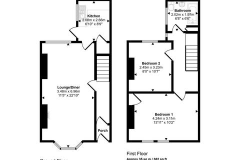 2 bedroom terraced house for sale, Westcott Street, Stockton, Stockton-on-Tees, Durham, TS18 3EQ