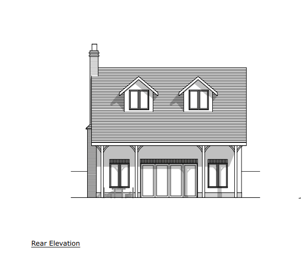 A newly constructed detached family home