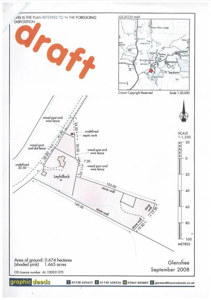 Leyhillock boundary plan
