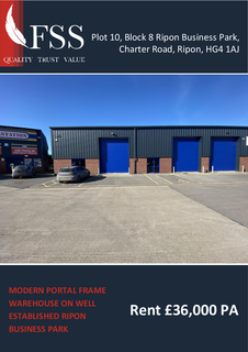 Industrial development to rent, Charter Rd Ripon HG4 1AJ