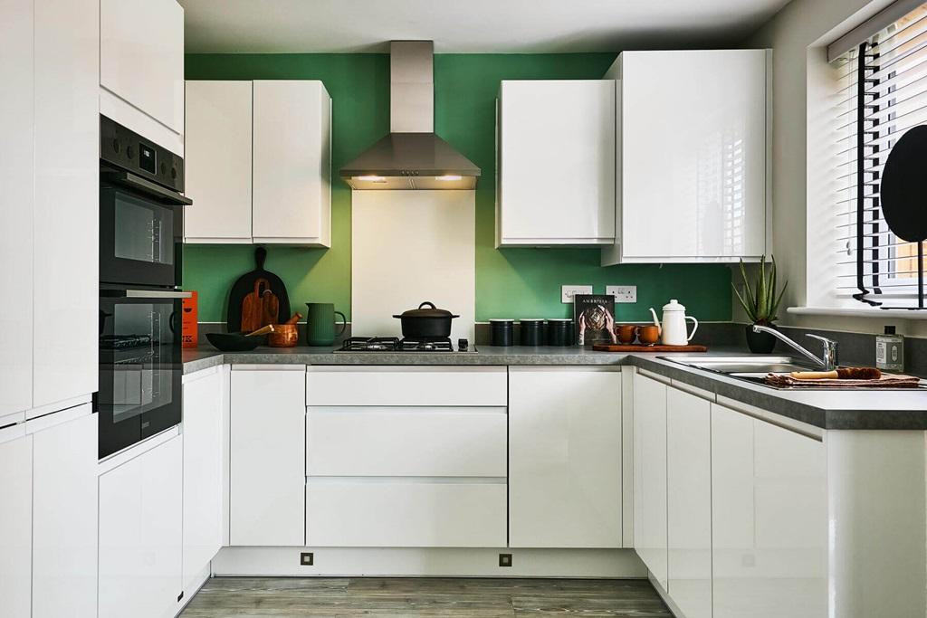 A brand new, modern kitchen is ready to go from...