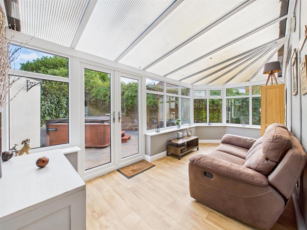 Upvc conservatory: