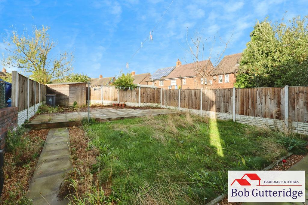 Enclosed rear garden