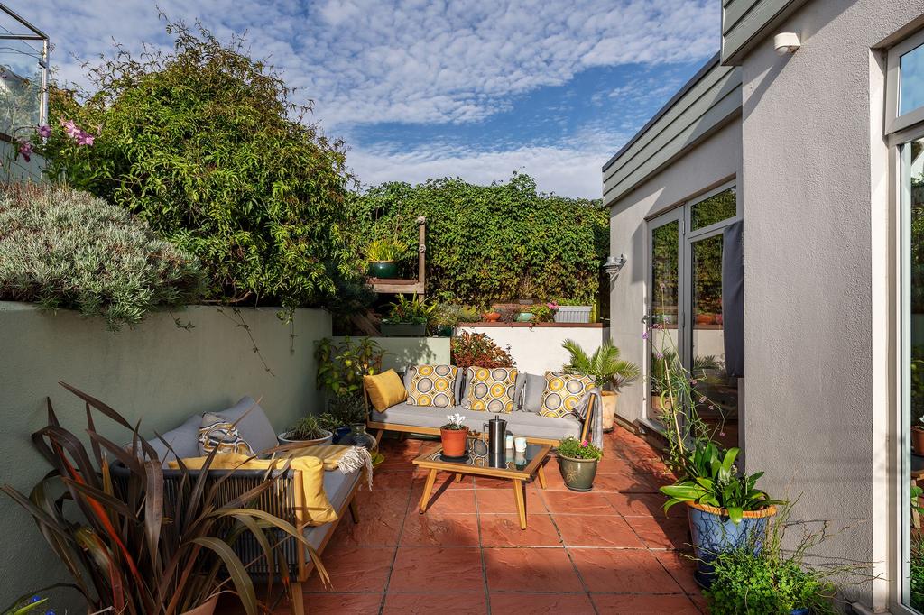 Rear Patio The Lookout, Brixham