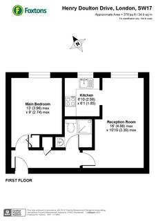 1 bedroom flat for sale, Henry Doulton Drive, London, SW17