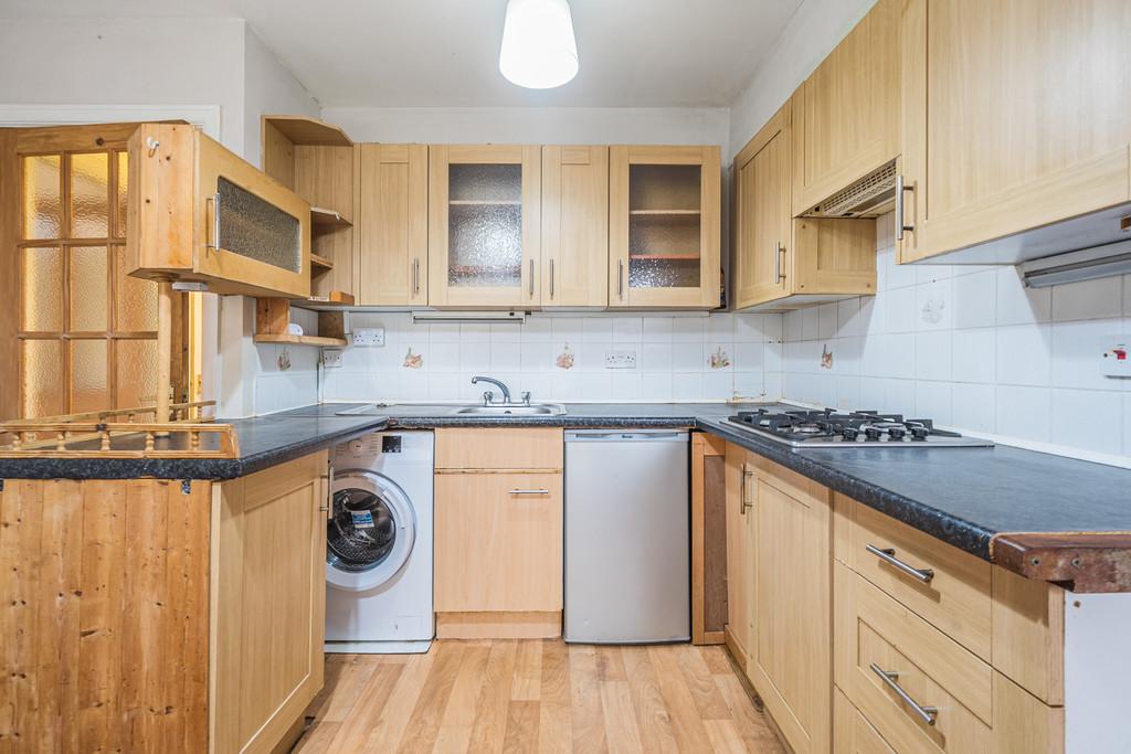 Open plan kitchen dining living room