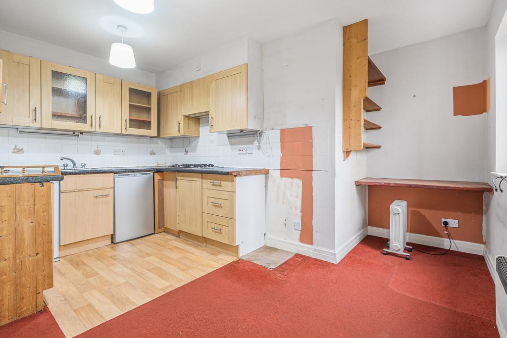 Open plan kitchen dining living room