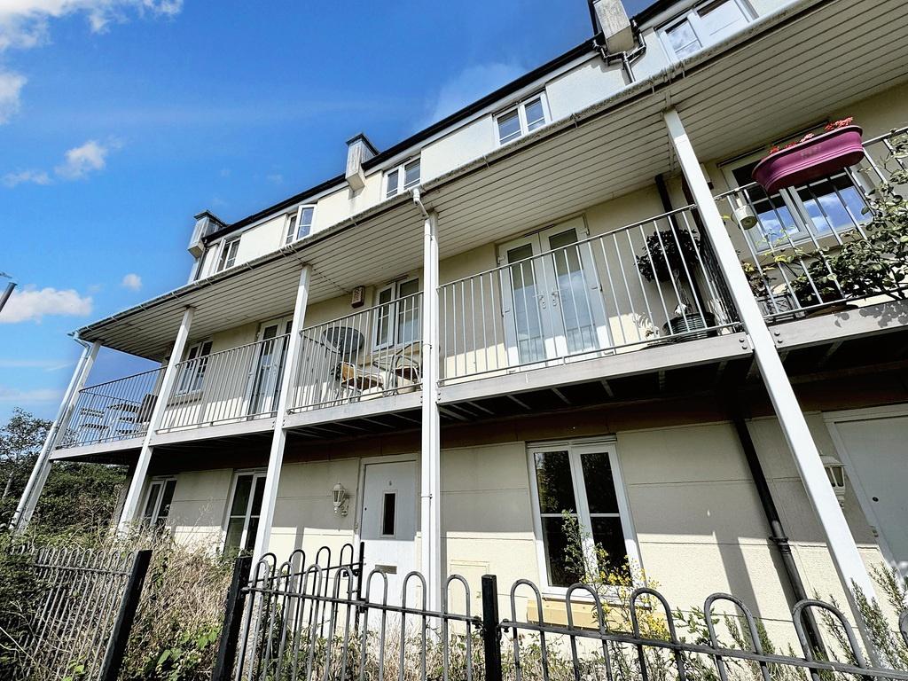 A clear exterior view of the front of a modern ...