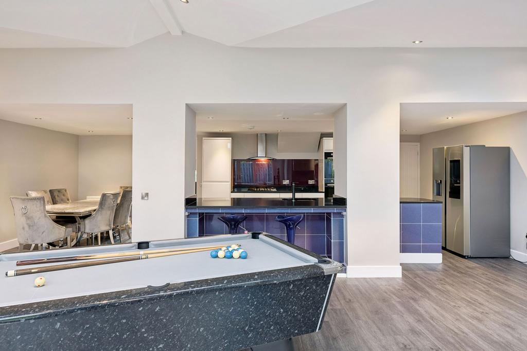 Open Kitchen/Dining/Living Area