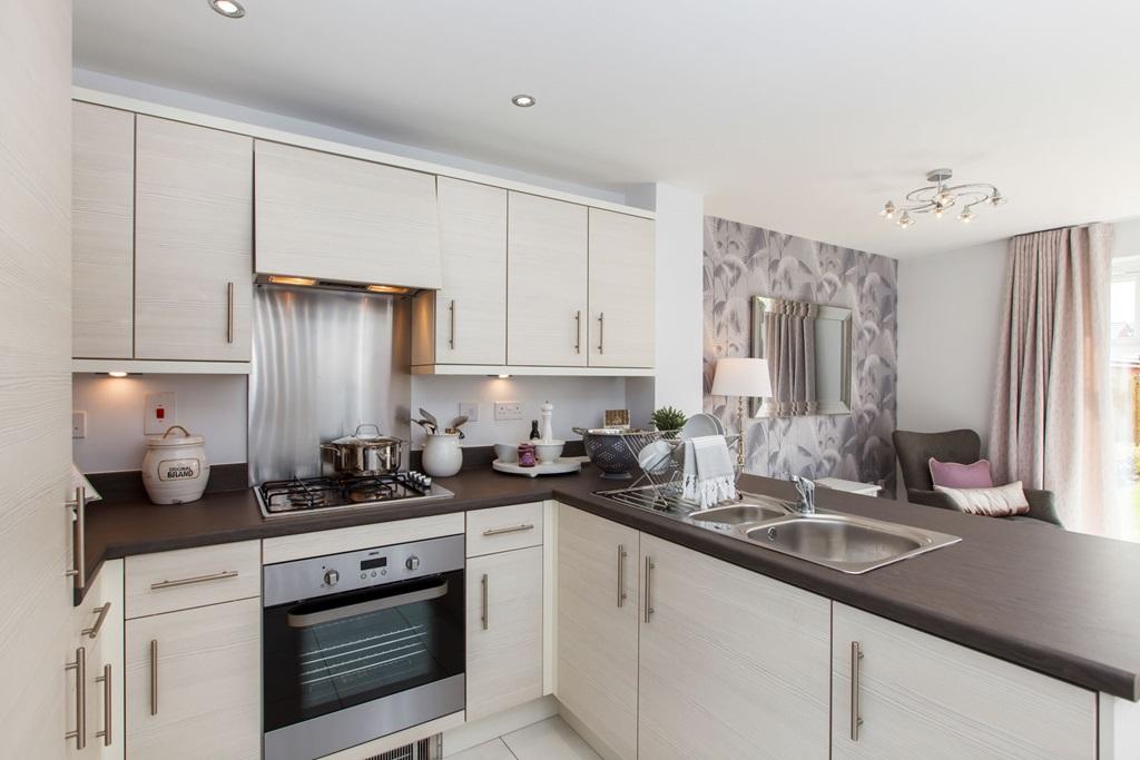 A clean contemporary kitchen awaits