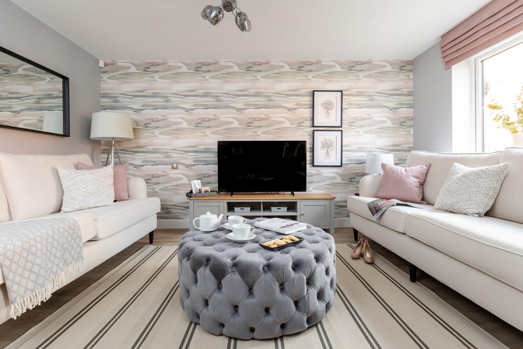 A bright and comfortable lounge at the front of...