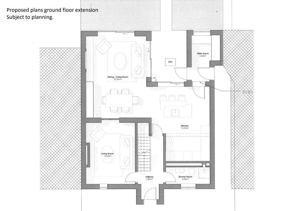 5 Love Lane PP Proposed Ground Floor Plan v2 Cropp