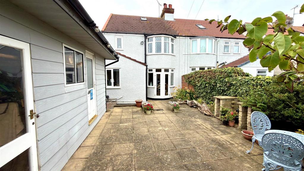 Rear of property