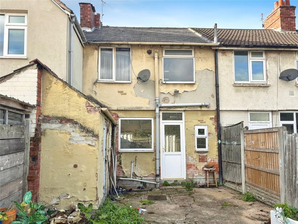 Rear Of Home