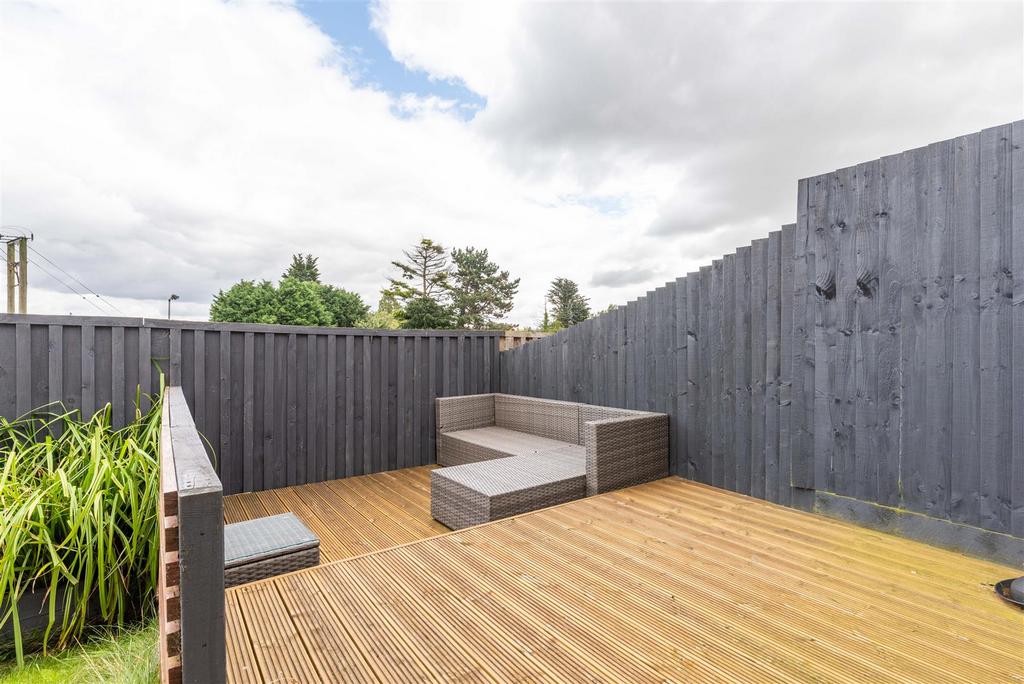 Garden seating area