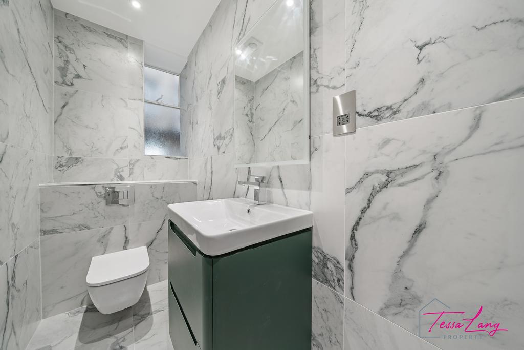 Separate WC and basin