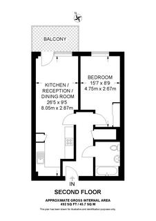 1 bedroom flat for sale, Gala Court, London Road, Thornton Heath, Surrey, CR7
