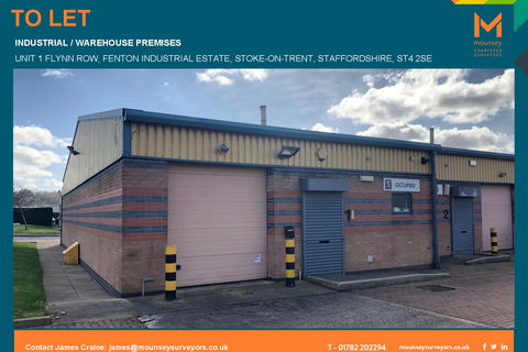 Industrial development to rent, Flynn Row Stoke On Trent ST4 2SQ