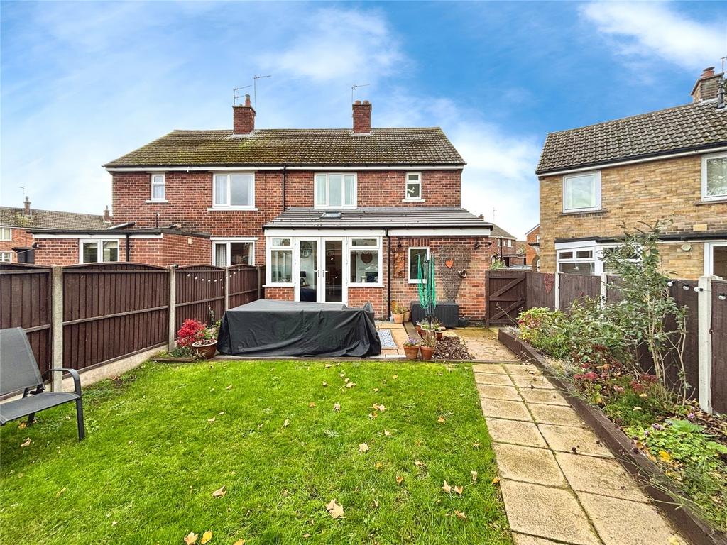 Rear Of Home