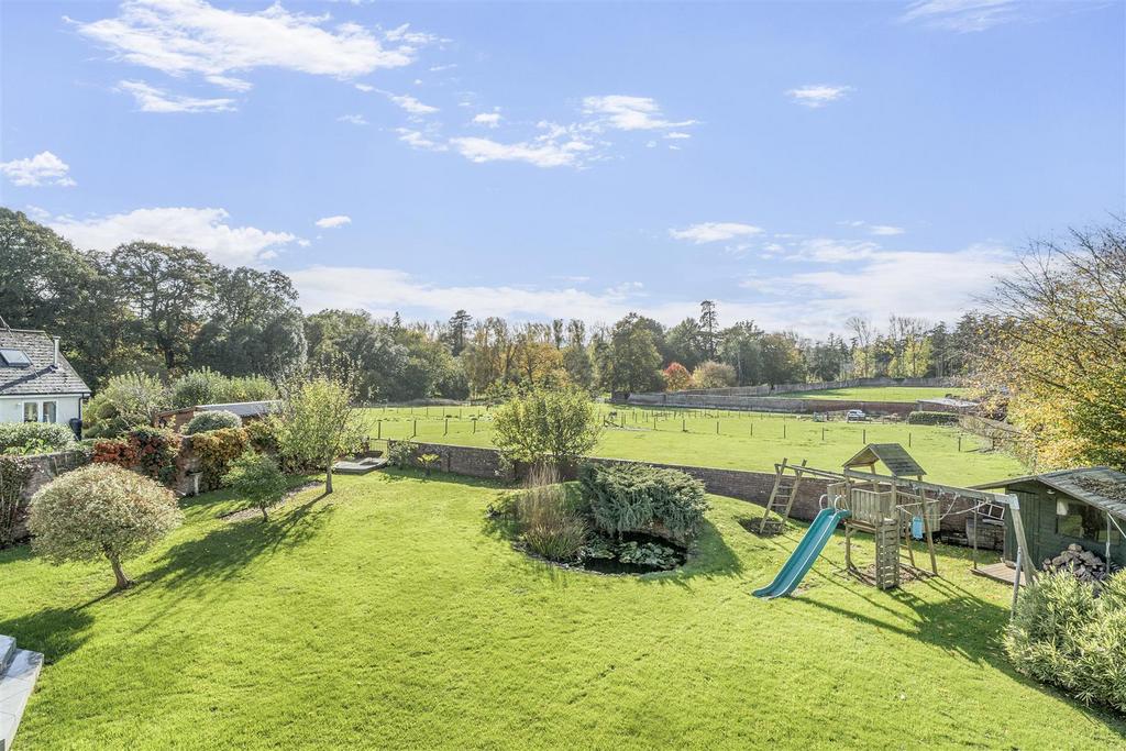 Rear garden/view