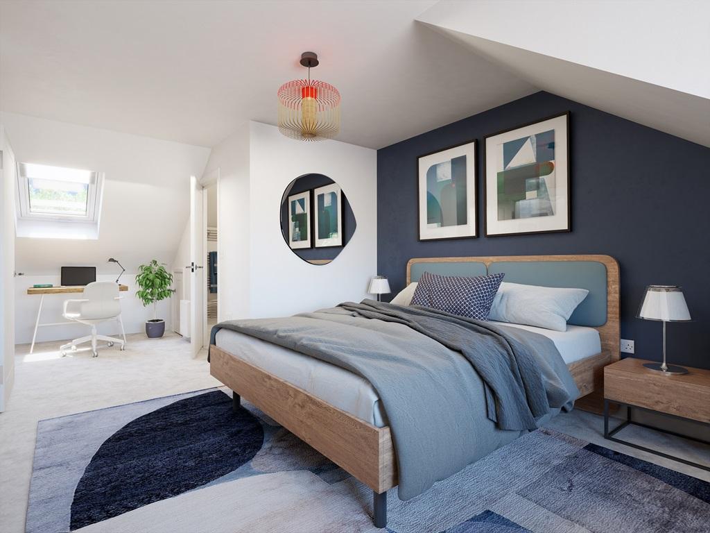 Bedroom 2 offers plenty of light & space
