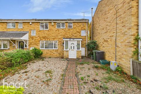 3 bedroom end of terrace house for sale, Yew Close, Witham