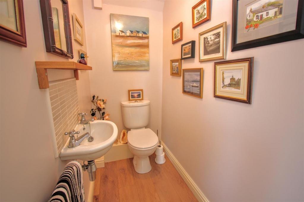 Ground floor cloakroom