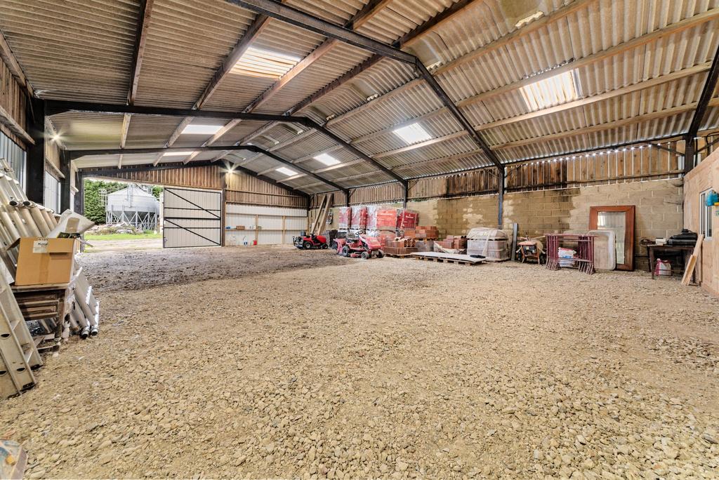 Inside Hay Barn