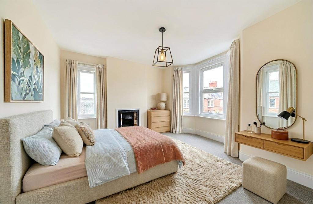 Staged- Bedroom One