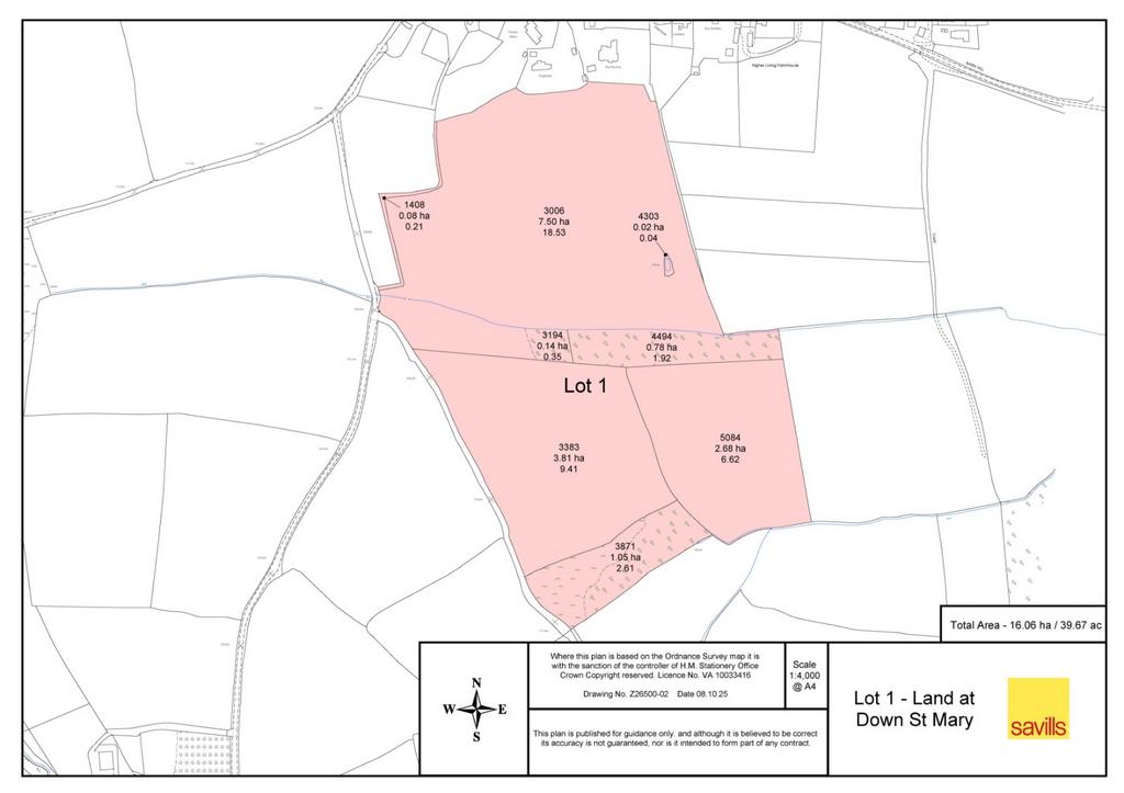 Lot 1 Land Plan