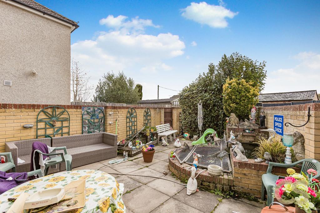 Patio view, garden