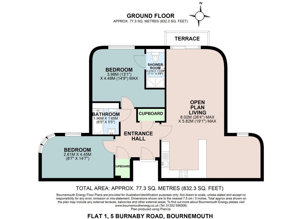 Flat 1, floor plan