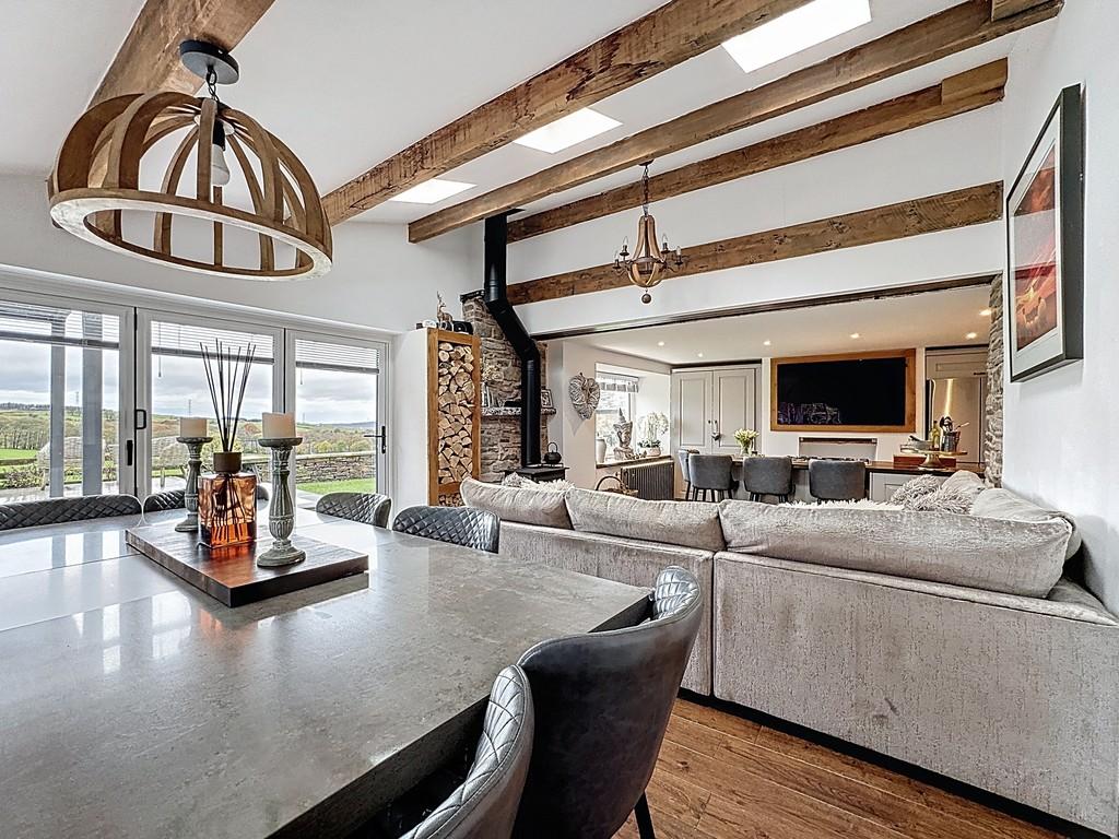 Dining. Living and kitchen