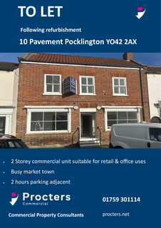 Retail property (high street) to rent, 10 Pavement York YO42 2AX