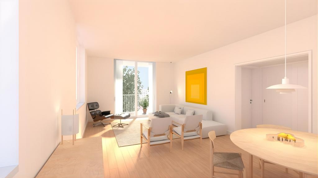 Open-plan living area, open plan living