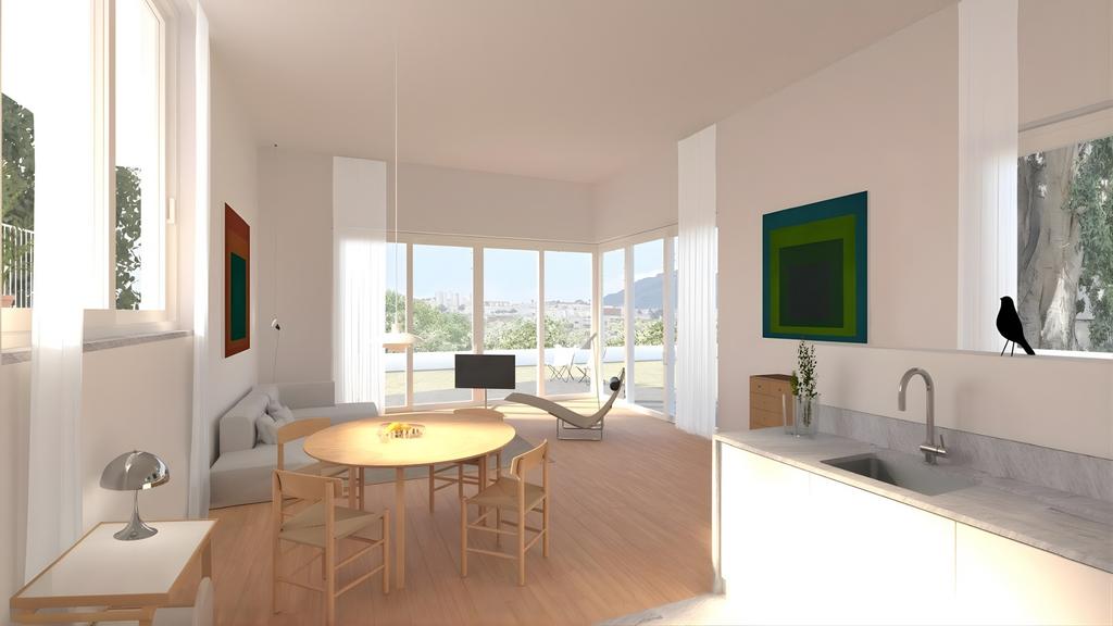 Open-plan living area, open plan living