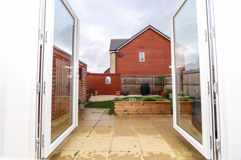 French doors to...