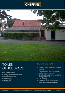 Office to rent, Babraham Rd Cambridge CB22 3GN
