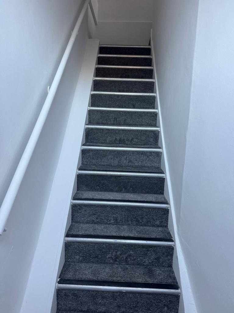 Stairs leading to flat