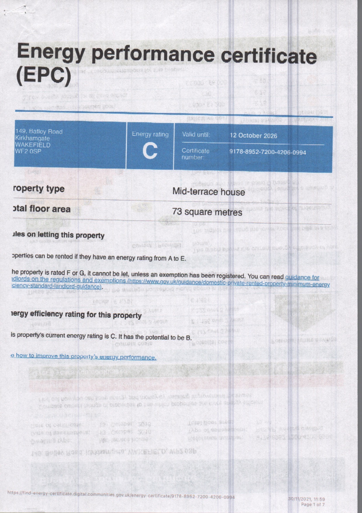 Energy Performance Certificate