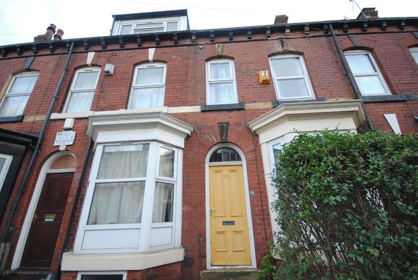 Attractive red-brick terraced frontage with bay...