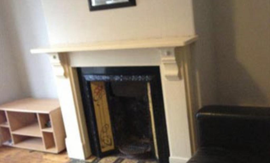 Cozy living area featuring a decorative firepla...