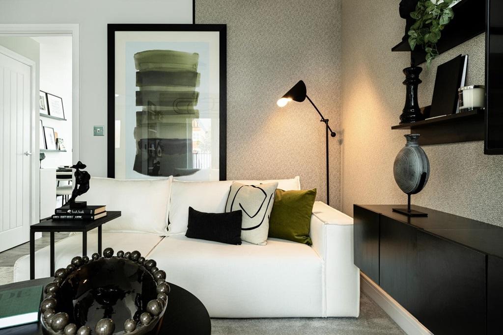 Settle on the sofa and relax of an evening...