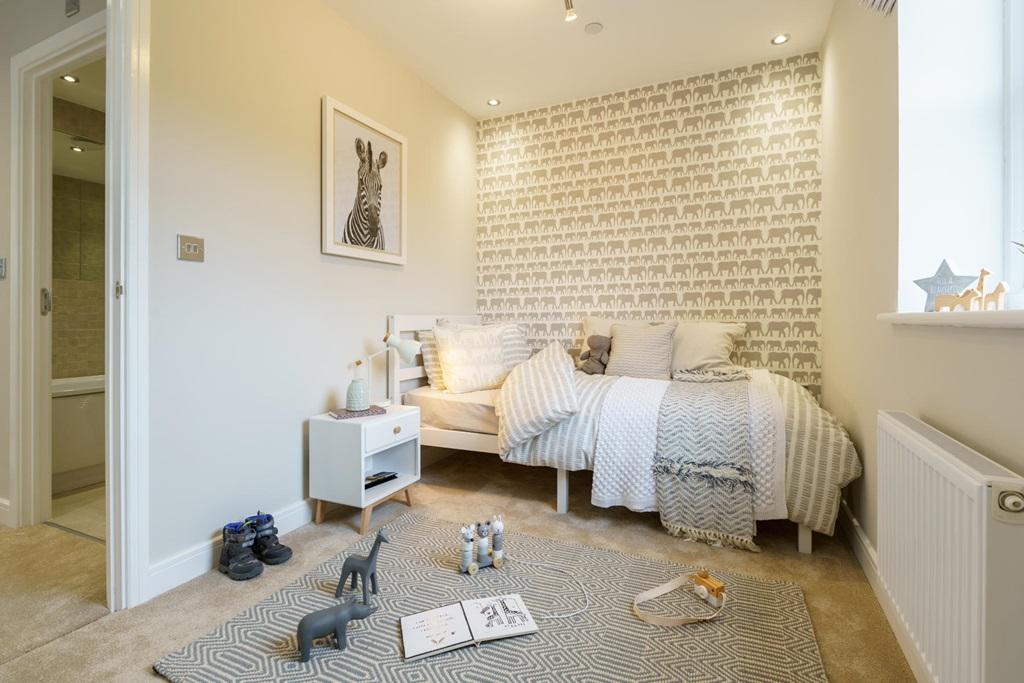 A smaller bedroom perfect for children