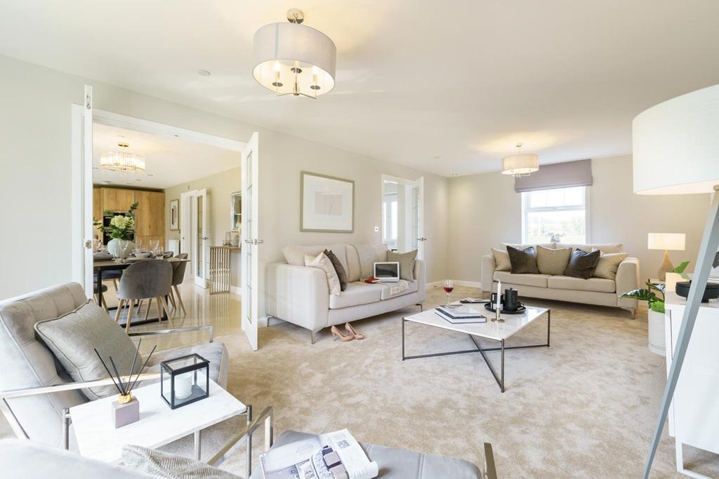 A large separate living room for chilled evenings