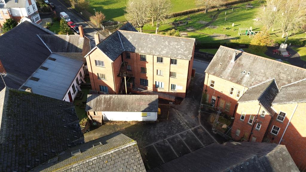 Rear of property