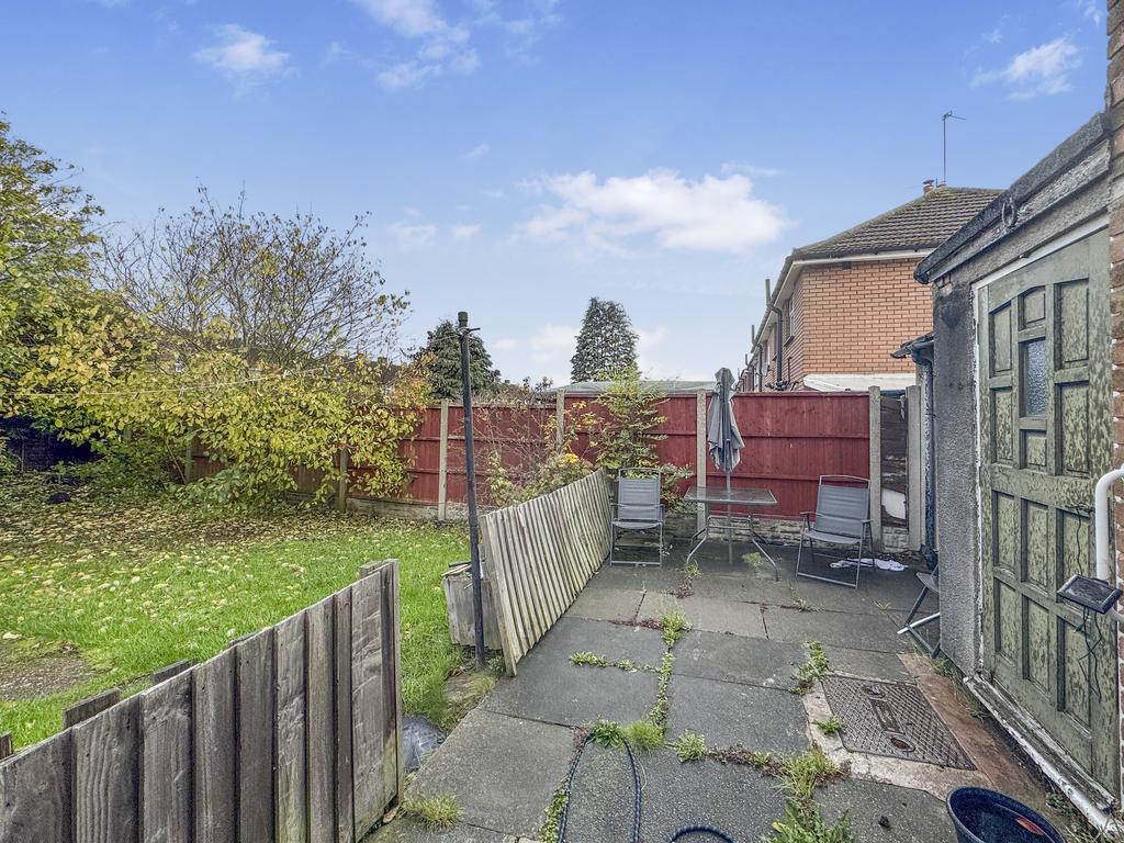 Rear patio