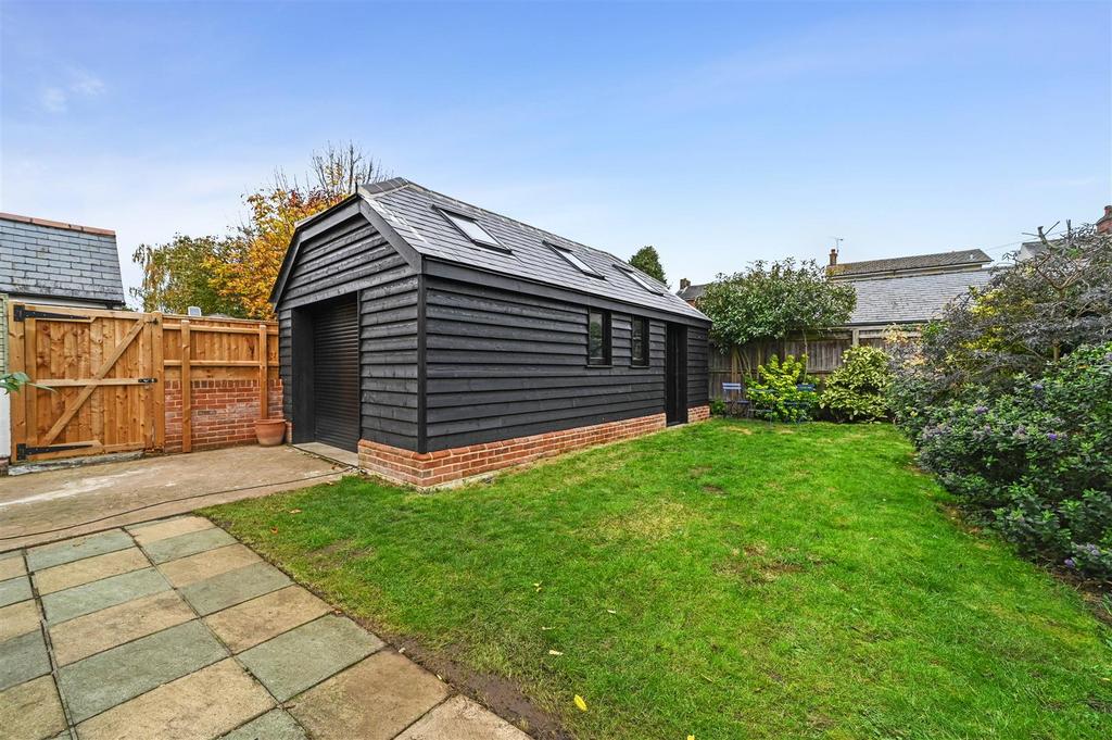 Garage and garden