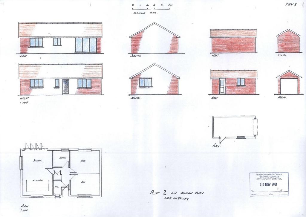Plots 1 & 2 Linton Lane, Bromyard, Herefordshire - View 3